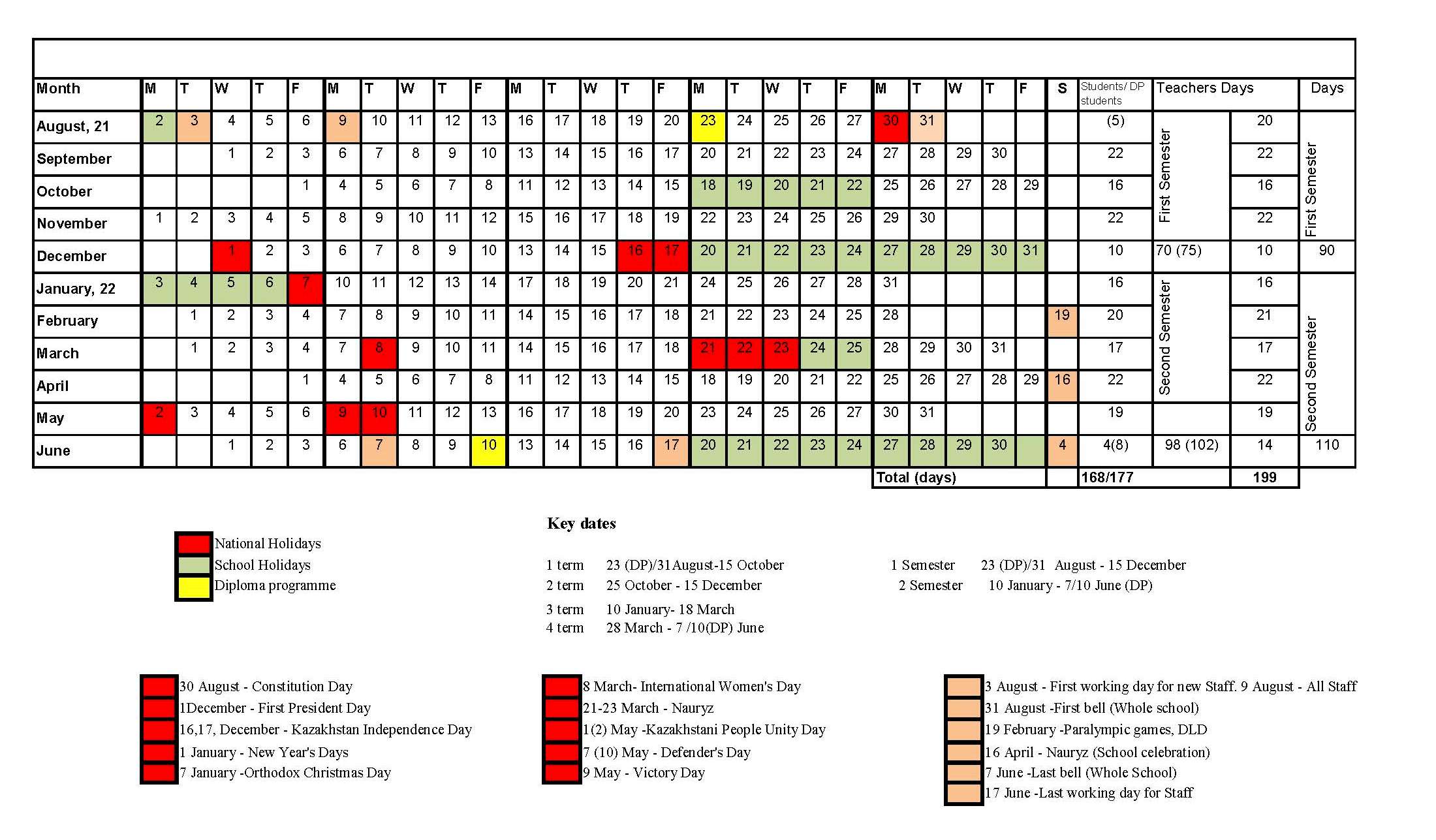 2021 2022 Miras IS AlmatyCalendar 1